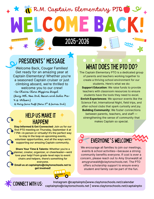 Welcome Back 2025-26